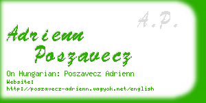 adrienn poszavecz business card